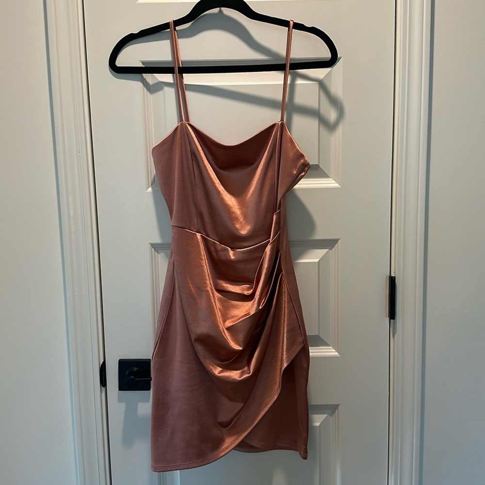 WINDSOR | Rose Gold Mini Dress